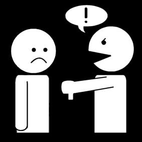 scold / reprimand